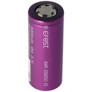 Efest Violet IMR26650 5000mAh, 3.6V - 3.7V, batterie Li-ion