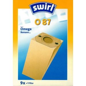 Sac aspirateur Swirl O87 Classic en papier spécial pour aspirateurs Omeag et Bomann