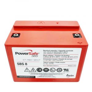 Hawker 12SBS8 Pile pour batterie PowerSafe PB 12Volt 7Ah avec connexion &agrave; vis M4