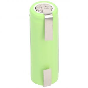 Batterie NiMH compatible pour Braun Oral-B Professional 4729, 1,2V 1400mAh 4/5AA avec cosse à souder en forme de U