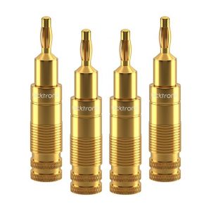 Fiche banane Clicktronic - Adaptateur Premium | Fiches bananes | 6.0mm²