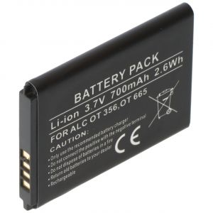 AccuCell batterie adaptée pour Alcatel One Touch 356, 665, 665x