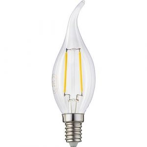 Bougie LED à filament pour rafales de vent