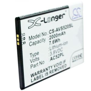 Batterie de remplacement pour la batterie ARCHOS 52 Platinum AC52PL