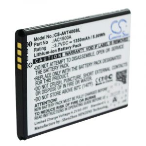 ARCHOS 40 batterie titane AC1500A Li-ion 3,7 volts avec 1350mAh, 5,0Wh