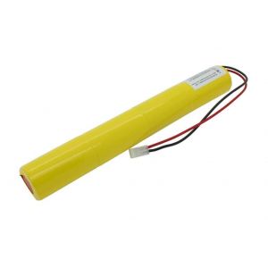 Batterie lumière de secours NiCd 4.8V 4500mAh L1x4 Mono D avec insertion de câble de 200mm et connecteur CGM2 remplace la batterie 4.8V