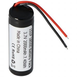 Batterie Li-Ion Keeppower 1S1P 18500 2000mAh 3.6V - 3.7V avec protection BMS
