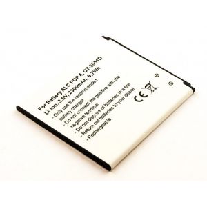 Batterie pour Alcatel POP 4, OT-5051D, Li-ion, 3,8V, 2300mAh, 8,7Wh