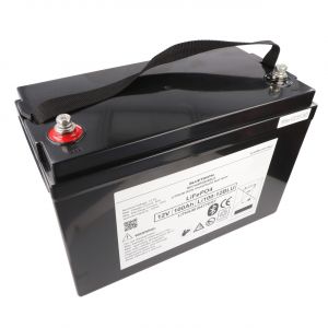 Batterie LiFePO4 12V avec une capacité de 100Ah Pro Ultimate, y compris Bluetooth, la batterie au plomb de remplacement AGM de haute qualité