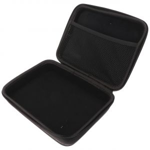Sac de rangement universel en fibres plastiques noires résistantes 21x16x6cm