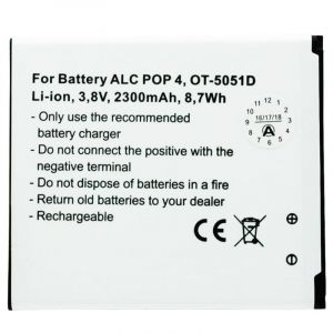 Batterie compatible pour Alcatel POP 4, OT-5051D TLP025H1
