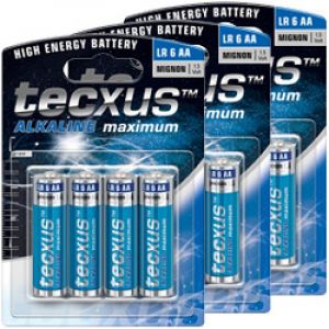 Pack d'économie de 12 piles Alkaline Power Mignon, AA, LR6