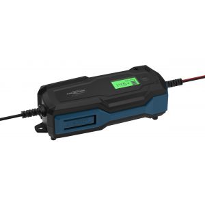 Chargeur de voiture Ansmann BC 6-12V/4A &agrave; 10 &eacute;tages pour batteries au plomb-acide, plomb-gel et plomb-polaire 6V et 12V, ainsi que pour batteries 12V LiFePO4