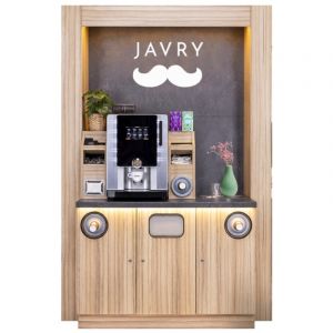 Meuble pour machine &agrave; caf&eacute; - Large + Portique personnalis&eacute;