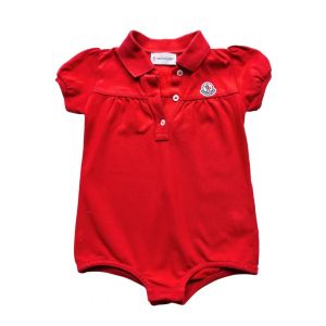 MONCLER - Combinaison rouge - 12 mois