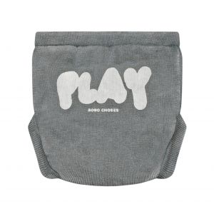 BOBO CHOSES - Bloomer Coton Bio Play | Gris chiné - 12/18 mois