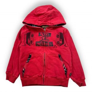 JUNIOR GAULTIER - SWEAT - ROUGE, NOIR - 6 ANS