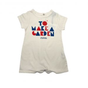 BOBO CHOSES - Combinaison beige "to make a garden" - 3/6 mois