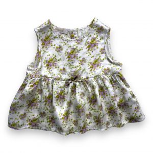ROBERTO CAVALLI - Robe en soie à fleurs - 18 mois