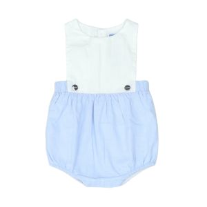 JACADI - COMBINAISON - BLANC, BLEU - 6 MOIS