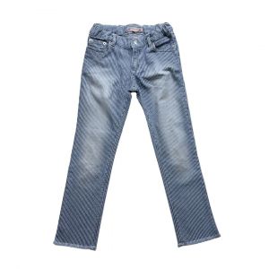 BONPOINT - Jean bleu à rayurres blanches - 8 ans