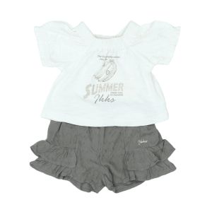 IKKS - ENSEMBLE - BLANC, VERT - 12 MOIS