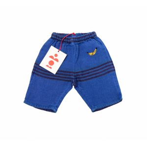 BOBO CHOSES - Pantalon bleu motif banane - 6/12 mois