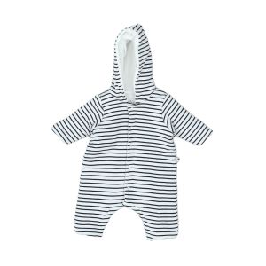 PETIT BATEAU - COMBINAISON - BLANC, BLEU - 0 MOIS