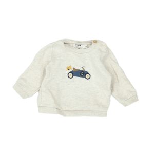CYRILLUS - SWEAT - BEIGE - 6 MOIS