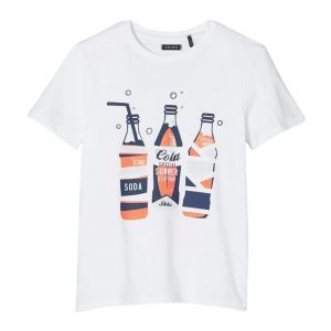 IKKS - T-shirt blanc bouteille cola - 3 ans
