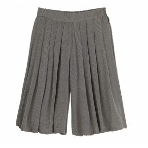 EMILE & IDA - Pantalon jupe culotte motifs à carreaux jaune et noir - 10 ans