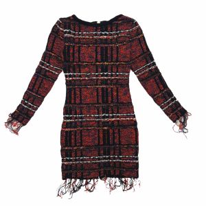 Balmain - Robe en tweed à franges - 6 ans