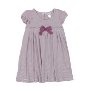 CYRILLUS - ROBE - VIOLET, BLANC - 5 ANS