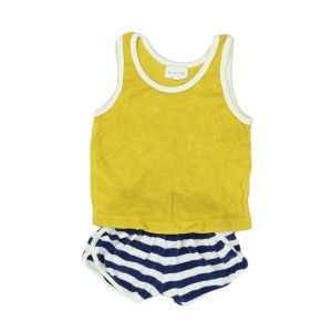 WE ARE KIDS - ENSEMBLE - JAUNE, BLEU - 12 MOIS