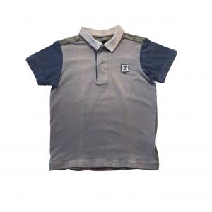 FENDI - Polo gris manches courtes - 10 ans