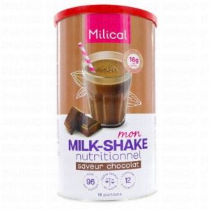 MILICAL Milk-shakes hyperprotéiné goût chocolat 420g