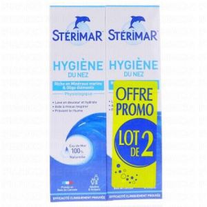 STÉRIMAR Hygiène du nez lot de 2 flacons 100ml