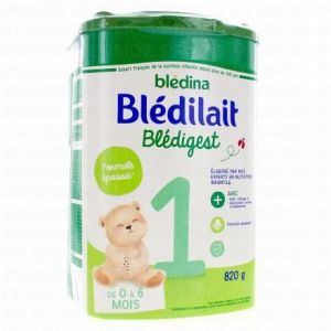 BLEDINA Bledilait - Blédigest lait 1er âge 820g