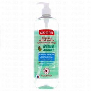 ASSANIS Lotion - Gel mains hydroalcoolique amande 980ml