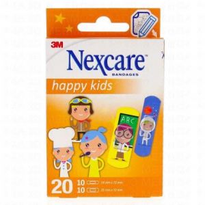NEXCARE Pansements Happy Kids 20 pansements métiers