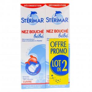 STÉRIMAR Hypertonique bébé lot de 2 flacons de 100ml