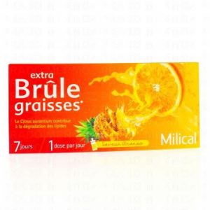 MILICAL Extra Ananas brûles graisses 7 doses de 10 ml