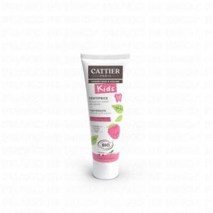 CATTIER Kids Bio dentifrice 2-6 ans goût framboise tube 50ml