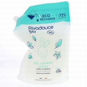 RIVADOUCE Gel lavant bébé bio recharge 750ml