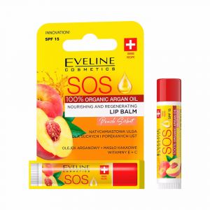 S.O.S. N&auml;hrender und revitalisierender Lippenbalsam &ndash; Pfirsich Sorbet