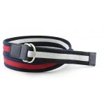 Steppin' Out Tape Ceinture Marine Bleu Bleu fonc&eacute; Rouge