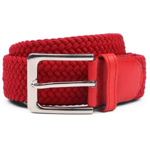 Ceinture Tiss&eacute;e Rouge taille 95