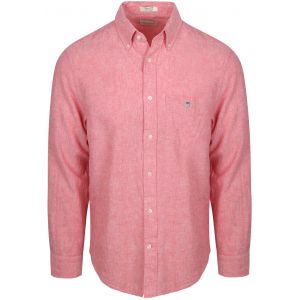 Gant Chemise Cotton Linen Rose taille L