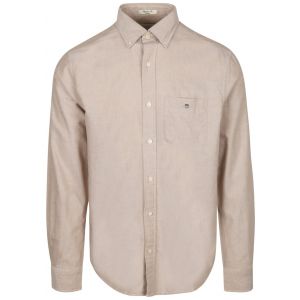 Gant Shirt Oxford Beige Kaki taille L
