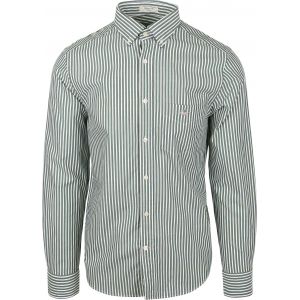 Gant Casual Shirt Stripe Vert taille L